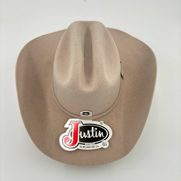 Chapeau de cowboy Resistol 7x castor 6 7/8 Silverbelly. Couronne 3,25